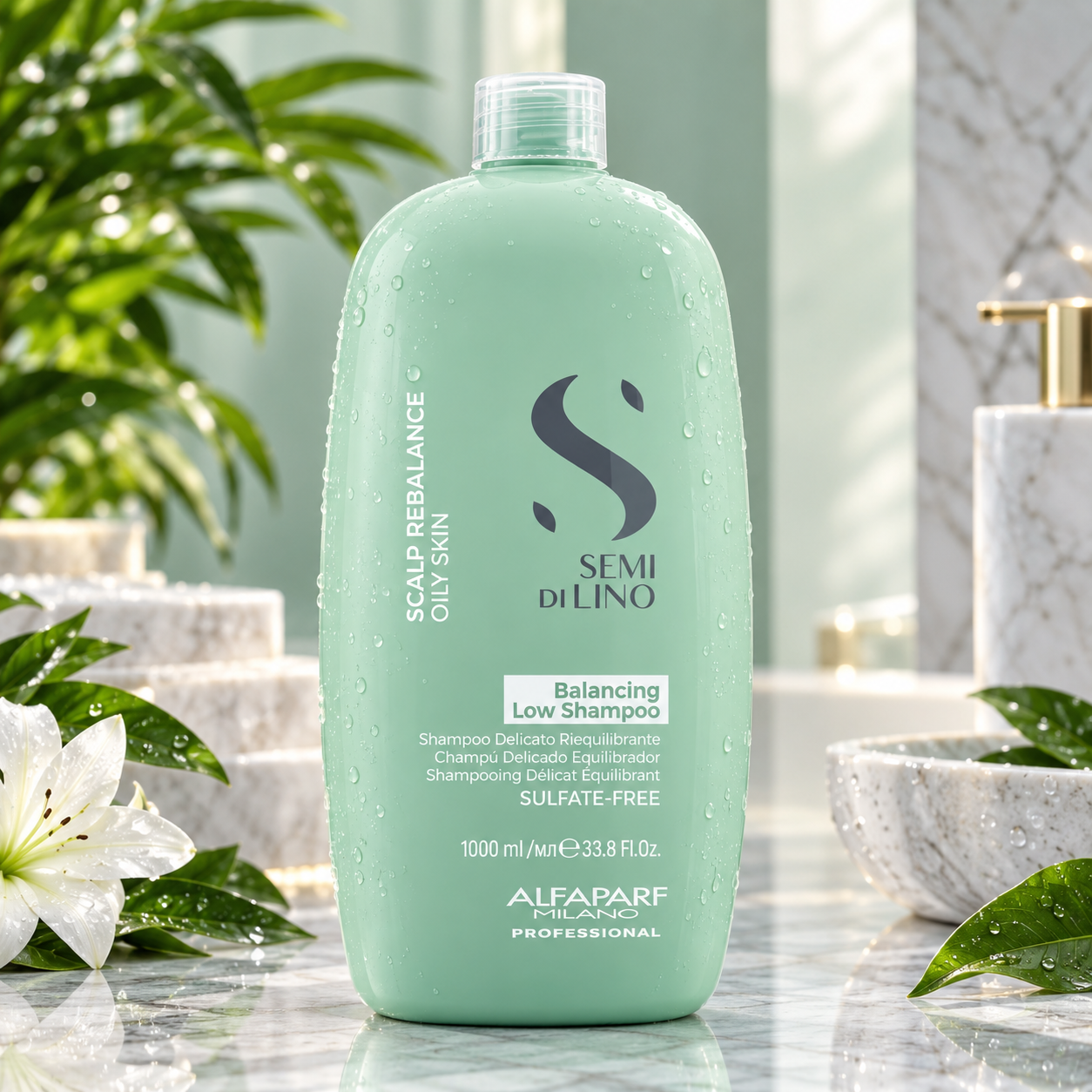 Semi Di Lino Scalp . Balancing Low Shampoo de 1 L