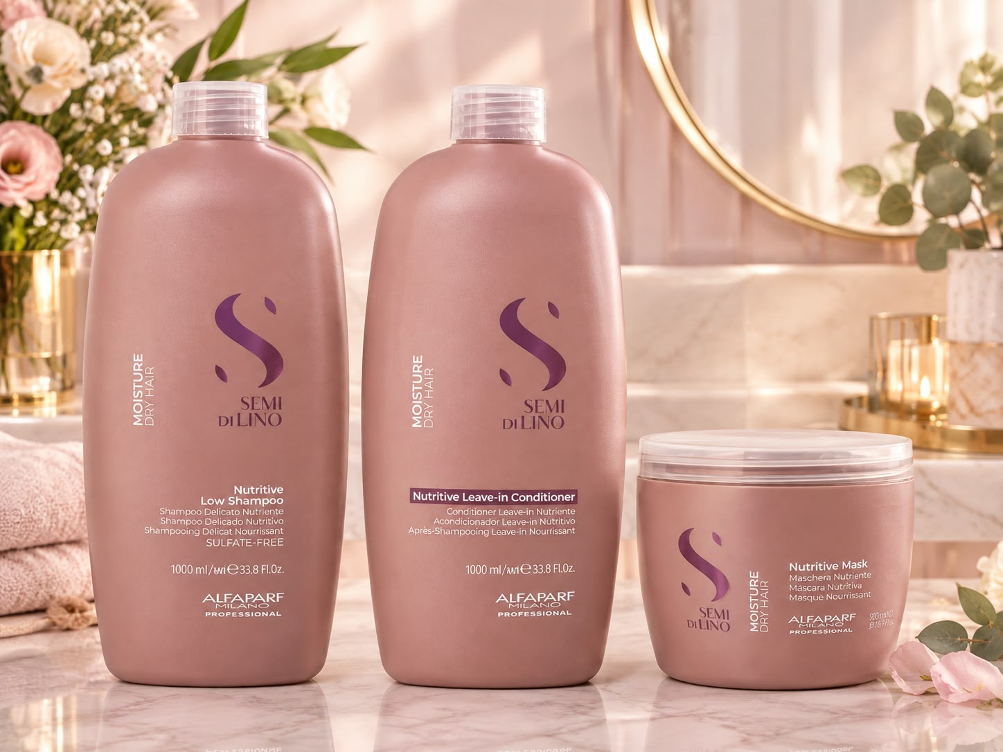 Semi di Lino · Kit Moisture Nutritive 1L